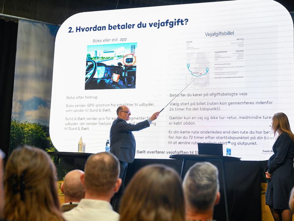 Informative presentations at the Transport Main Stage