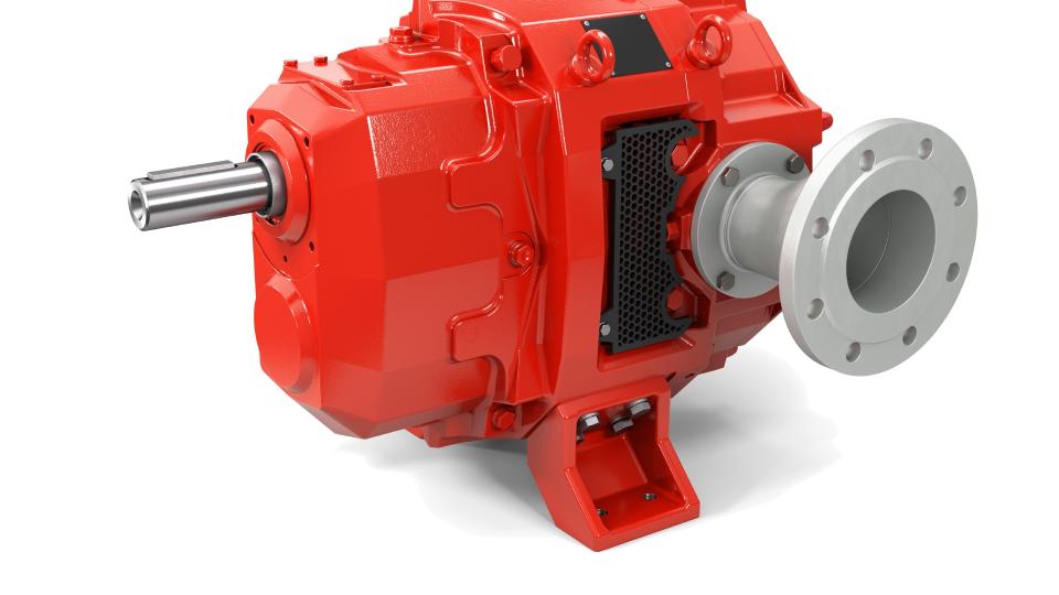 Lobe pumps for high pressures and high temperatures