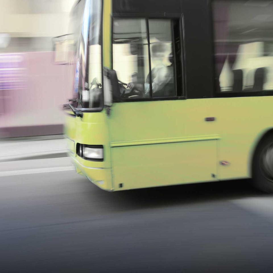 Busses at the transport fair